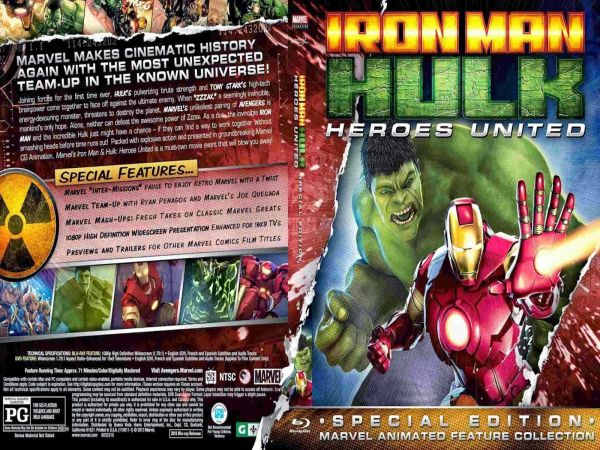 Homem de Ferro e Hulk Super-Heróis Unidos