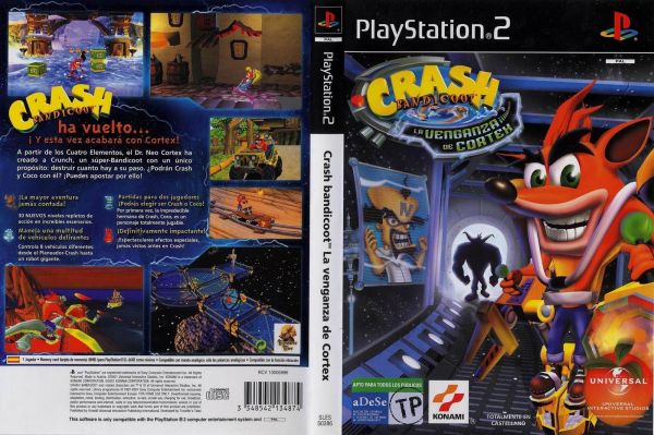 Crash Bandicoot La venganza De Cortex